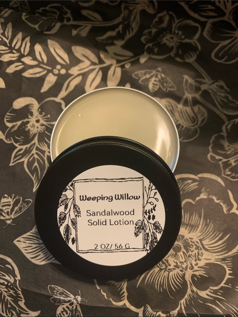 Sandalwood Solid Lotion - Black - Picture 3 of 6